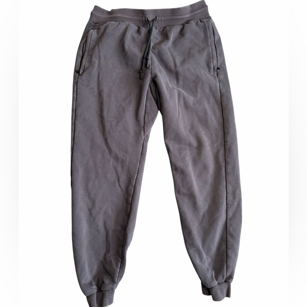 Fabletics Jogger Sweatpants Mens Medium Gray Athletic Lounge Pants 30x26